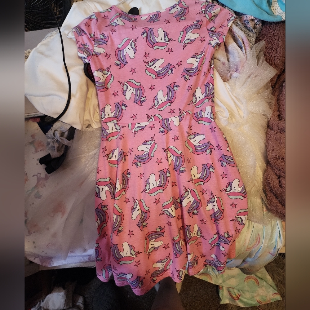 Unicorn dress worn once size m